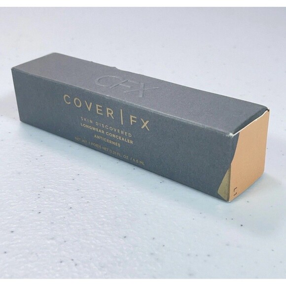COVER FX SKIN DISCOVERED LONGWEAR CONCEALER SHADE L1 FULL SIZE .21 OZ NEW - Picture 3 of 4